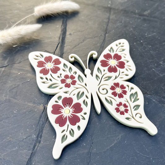 Les Éternels - Floréa – Papillon du souvenir en acrylique pastel