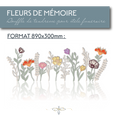 Charger l'image dans la visionneuse de la galerie, Fleurs de mémoire – Souffle de tendresse pour stèle funéraire