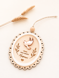 Charger l'image dans la visionneuse de la galerie, Décoration souvenir personnalisée avec colombe pour garder près de soi la mémoire d’un être cher