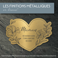Charger l'image dans la visionneuse de la galerie, Cœur du souvenir – Plaque funéraire Lys personnalisée