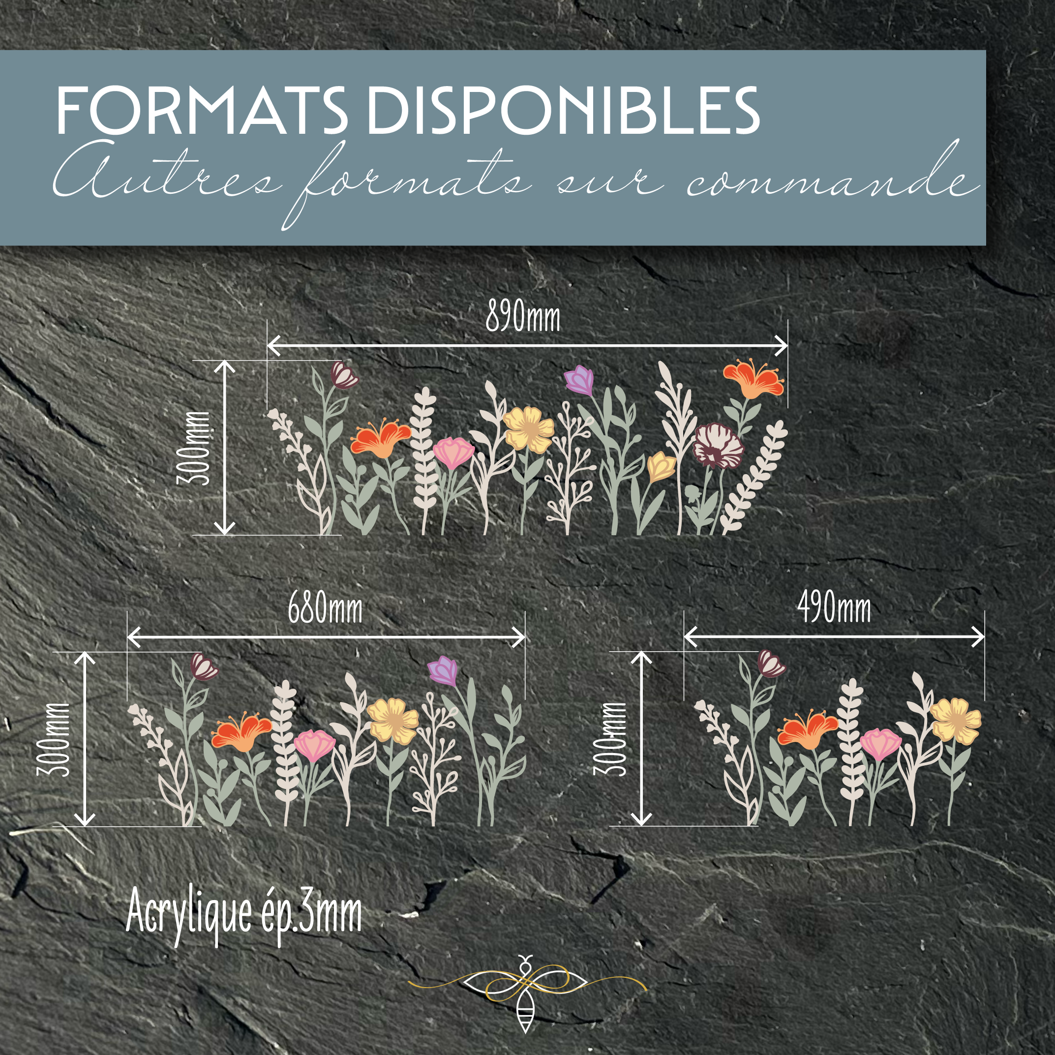 Fleurs de mémoire – Souffle de tendresse pour stèle funéraire