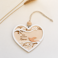Charger l'image dans la visionneuse de la galerie, Suspension commémorative personnalisée avec oiseau dont la couleur est au choix
